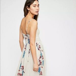 Free People Intimately Beau Smocked Floral Dress